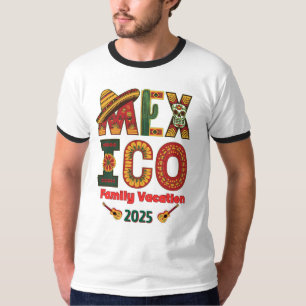 Mexico Family Vacation Sol, Roligt och minnen T Shirt