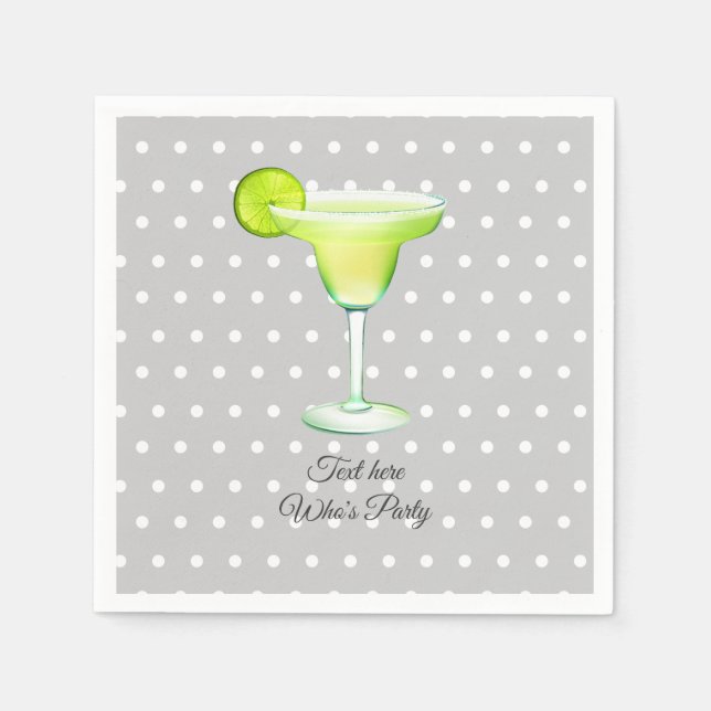 mexico, fiesta, margarita, mexikan pappersservett (Framsidan)