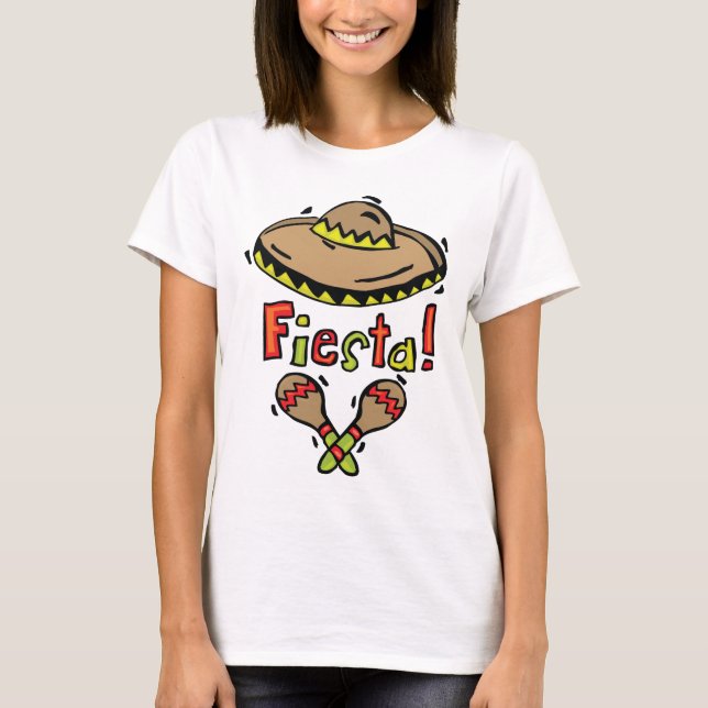 Mexico Fiesta Tee Shirt (Framsida)