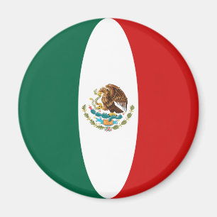 Mexico Fisheye flaggamagnet Magnet