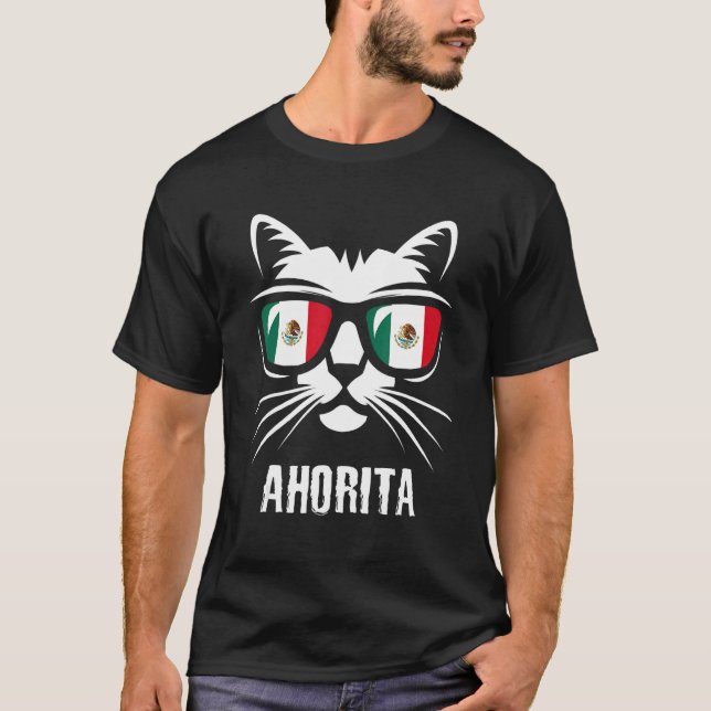 Mexico Flag   Cat Mexican Saying T Shirt (Framsida)