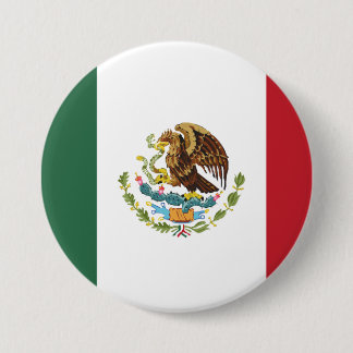 Mexico Flag Design Pin Button Knapp