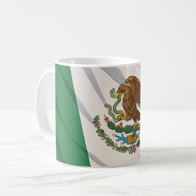 Mexico Flag Mug Kaffemugg (Framsida vänster)