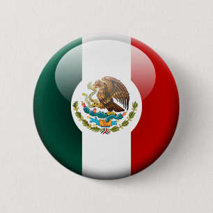 Mexico flagga 2,0 knapp