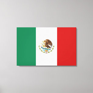 Mexico flagga canvastryck