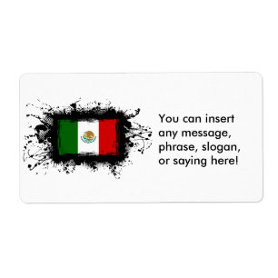 Mexico flagga fraktsedel