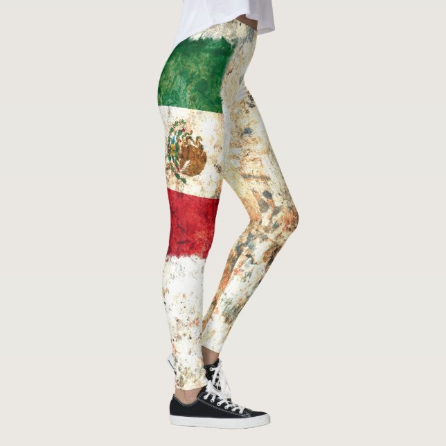 Mexico flagga leggings (Höger)