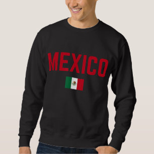 MEXICO Flagga Manar Women Kids MEXICO Lång Ärmad Tröja