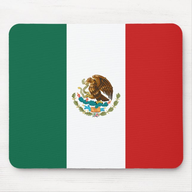 Mexico flagga Mousepad Musmatta (Framsidan)