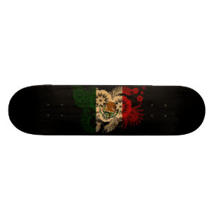 Mexico flagga skateboard bräda 21,5 cm