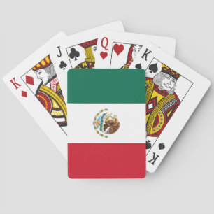 Mexico flagga spel kort