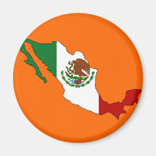 Mexico flaggakarta magnet