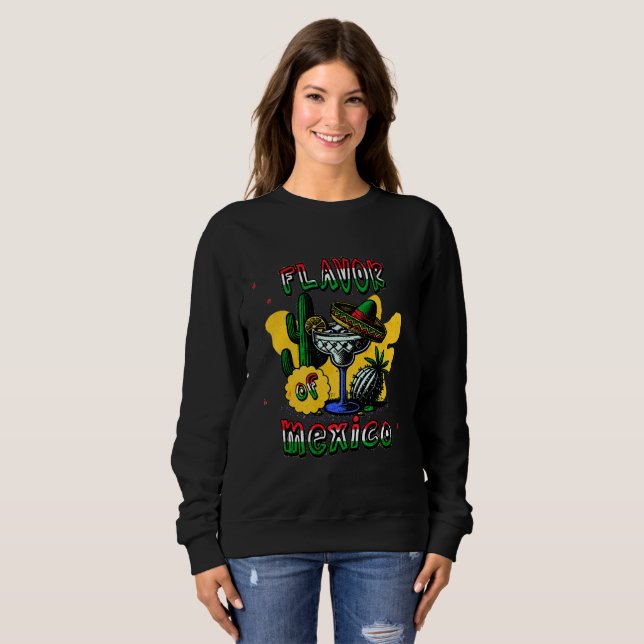 Mexico Flavor Women's sweatshirt T Shirt (Hel framsida)