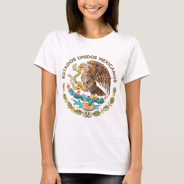 Mexico - försegla av estadosunidosmexicanosna tröja (Framsida)