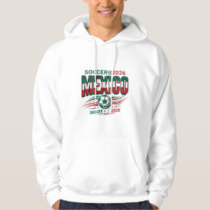 Mexico Fotboll 2026 Fotboll Fet Land Typografi Hoodie