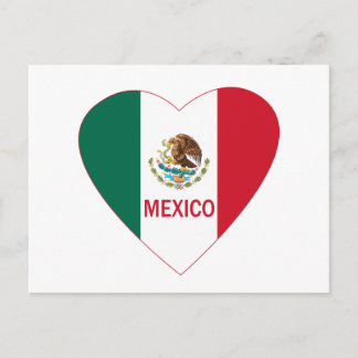 Mexico hjärta vykort