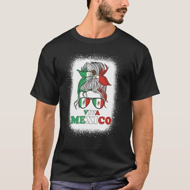 Mexico Independence Day Viva Mexico Pride Women Me T Shirt (Framsida)