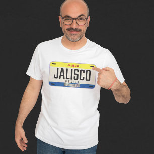 MEXICO JALISCO CITY LISENCE PLATE T SHIRT