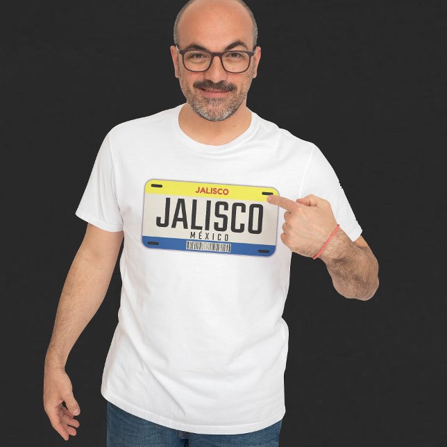 MEXICO JALISCO CITY LISENCE PLATE T SHIRT (Skapare uppladdad)