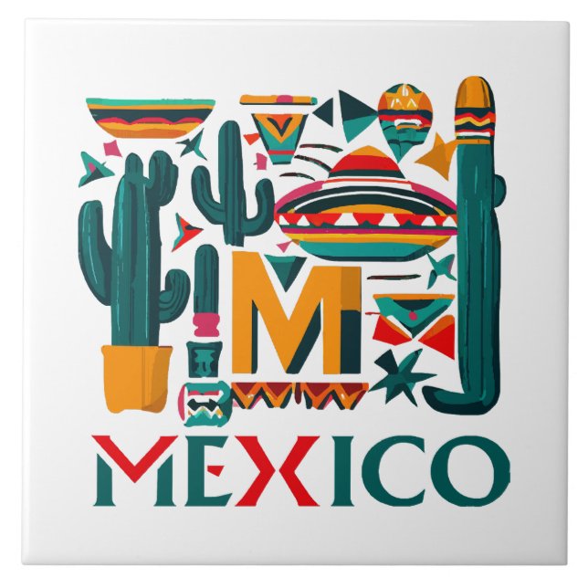 MEXICO KAKELPLATTA (Framsidan)