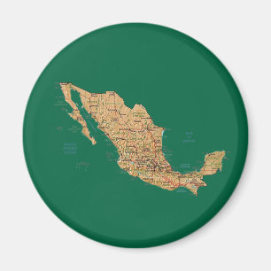Mexico kartamagnet magnet