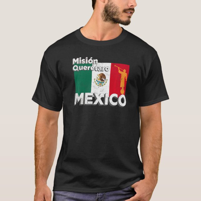 Mexico Merida LDS Mission Missionary Premium T Shirt (Framsida)