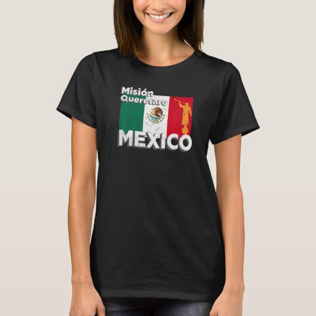 Mexico Merida LDS-missionen Missionär Premium T Shirt (Framsida)