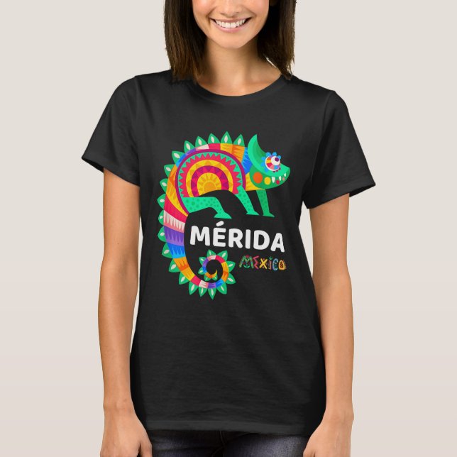 Mexico Mérida  T Shirt (Framsida)