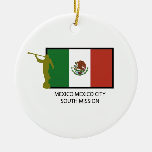 MEXICO MEXICO - SÖDRA BESKICKNINGCTR LDS FÖR STAD JULGRANSPRYDNAD KERAMIK (Framsidan)