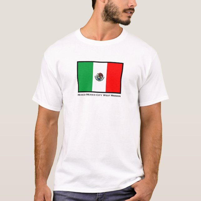 Mexico Mexico - stadsväster LDS beskickningT-tröja Tee Shirt (Framsida)