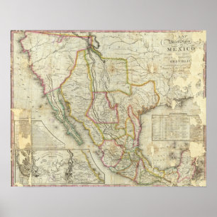Mexico och United States 2 Poster