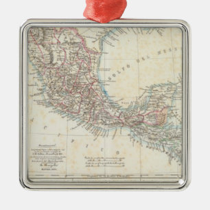 Mexico Panama, Central America Julgransprydnad Metall
