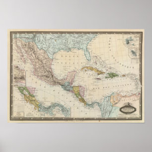 Mexico Panama, Central America Poster