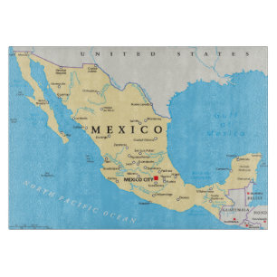 Mexico politisk karta