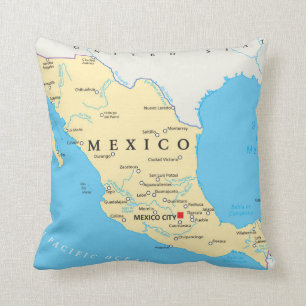 Mexico politisk karta kudde
