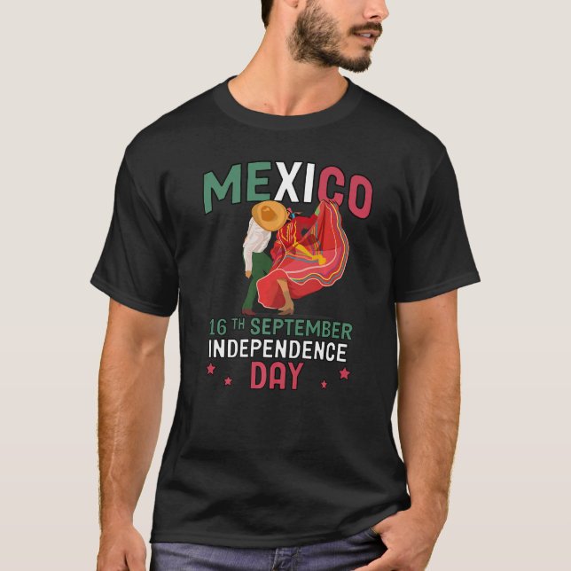 Mexico Pride Independence Day 2022 Mexican Flag 20 T Shirt (Framsida)
