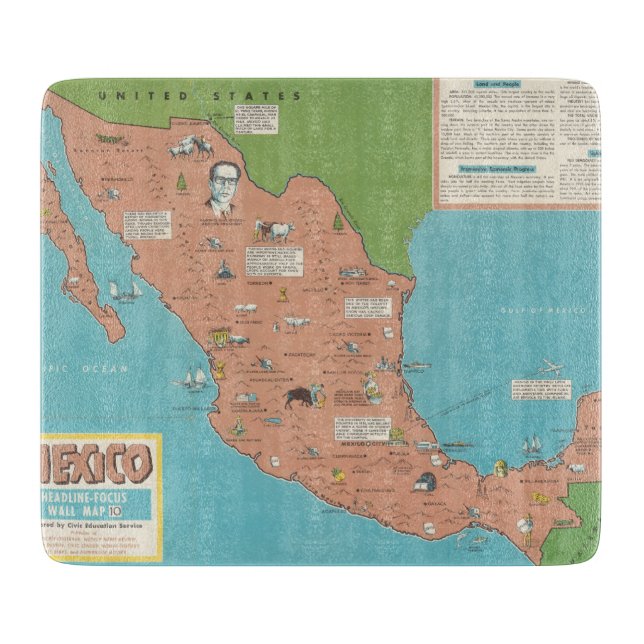Mexico - Rubrik-Fokusera väggkartan (Framsidan)