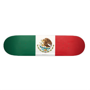 Mexico slättflagga skateboard bräda 19,5 cm