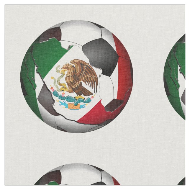 Mexico Soccer Ball Tyg (Närbild)