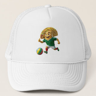 Mexico Soccer Taco Mascot Hat - Funny Mexican Food Keps