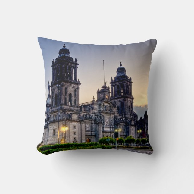 Mexico - stadsdomkyrka kudde (Framsida)