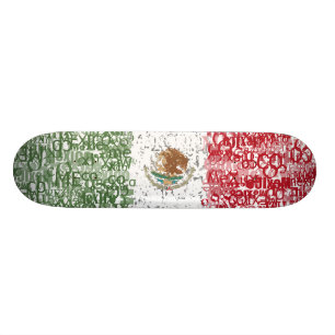 Mexico text- Skateboard