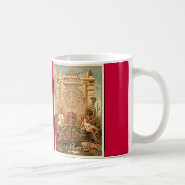 México través de los siglos kaffemugg (Höger)