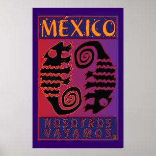 Mexico-Tryck Poster