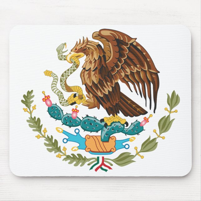 Mexico vapensköld Mousepad Musmatta (Framsidan)