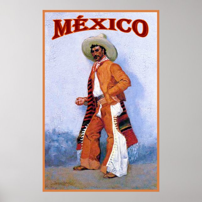 México ~ Vintage resor Poster (Framsidan)