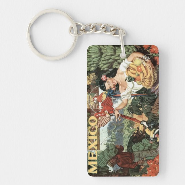 Mexico vintage resoraffisch (Framsidan)