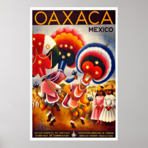 "Mexico" vintage resoraffisch Poster