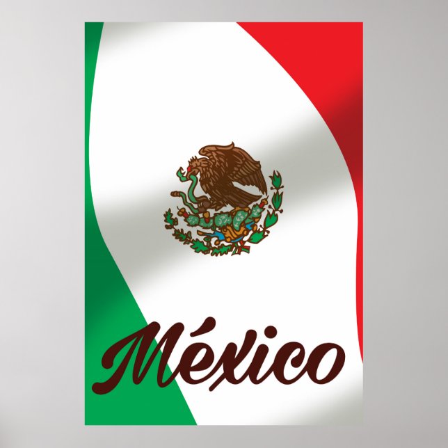 México Vintage stil-reseaffisch Poster (Framsidan)