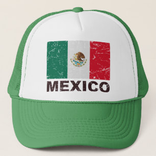 Mexico vintageflagga keps
